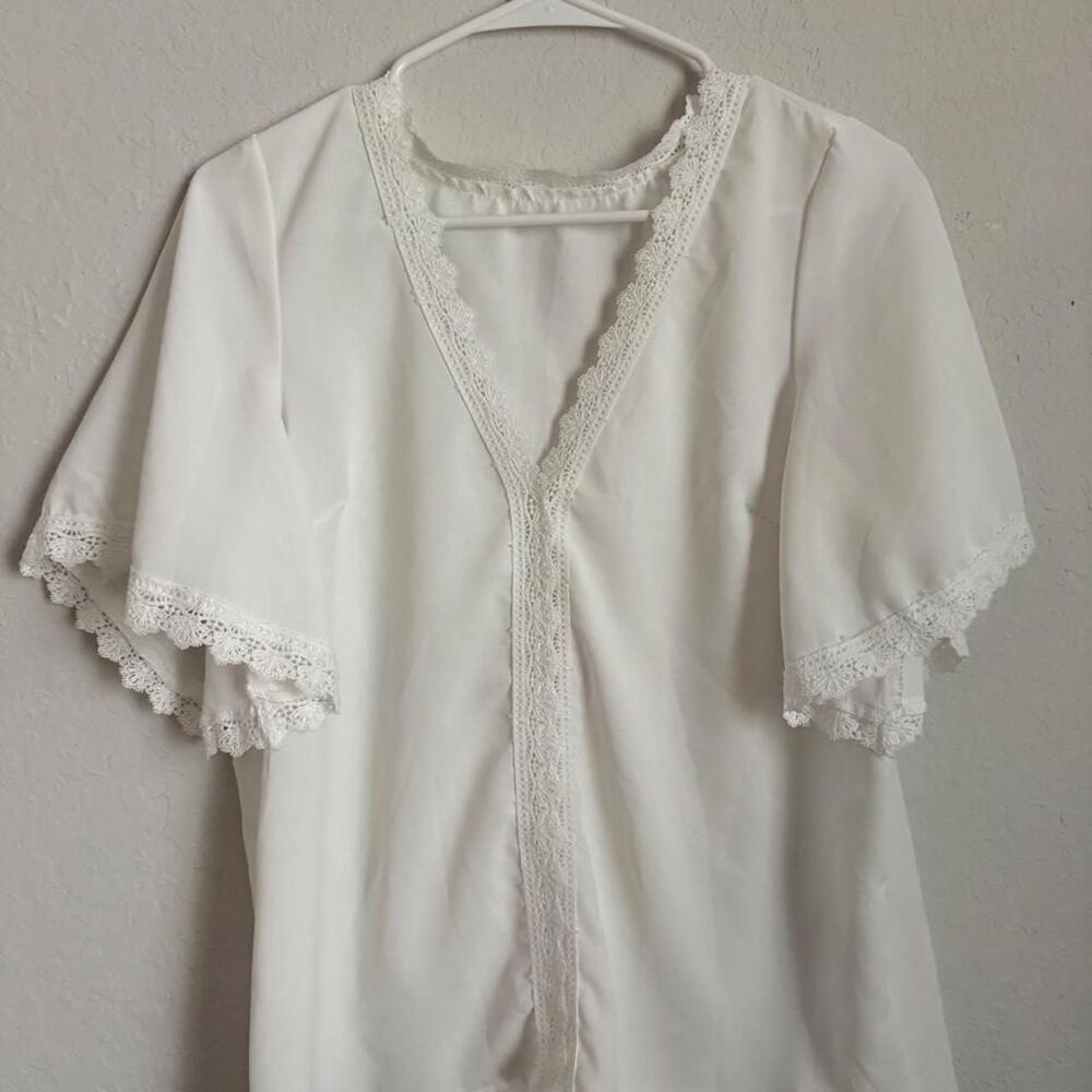 Shein Women's White Blouse